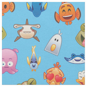 Tissu Trouver le Motif Nemo Emoji