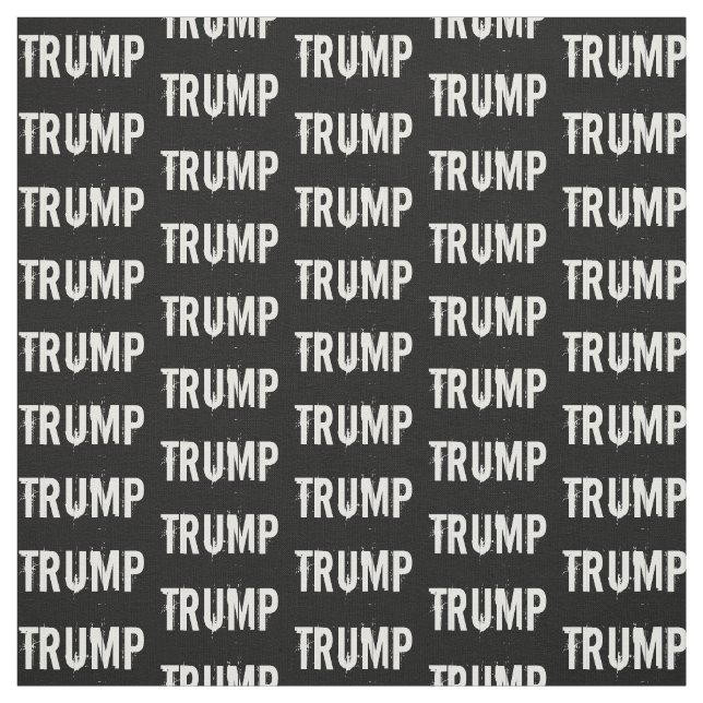 Tissu TRUMP noir et blanc (Échantillon)