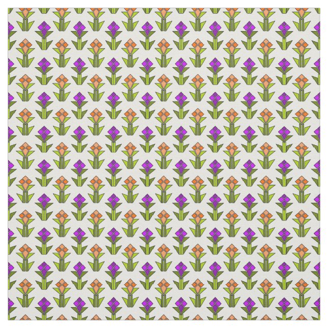Tissu Tulipes (Échantillon)