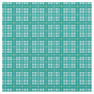 Tissu Turquoise / Aqua Bright En vichy Plaid Tartan