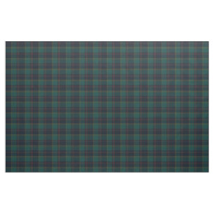 Tissu Turquoise, Bleu, Rouge & Or Plaid