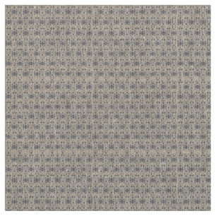 Tissu Un design monochrome symétrique présentant des mot