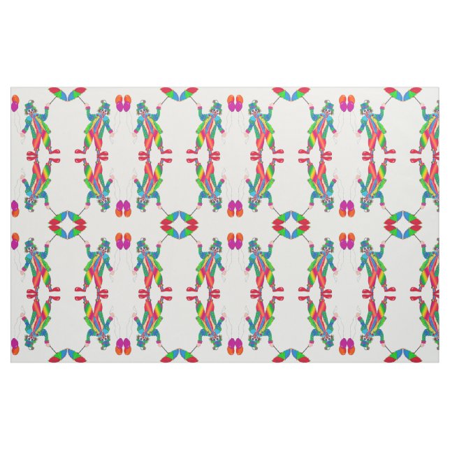 Tissu Un joyeux clown (Fat Quarter)