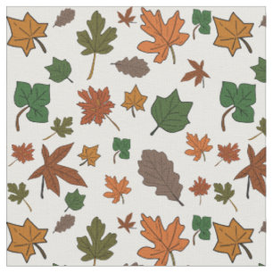 Tissu Un Motif Sans Faille De Feuilles D'Automne En L'Ai