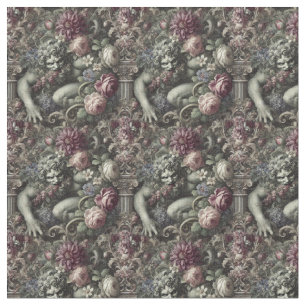 Tissu Une comédie colossale - Carrelage Gothique Dense
