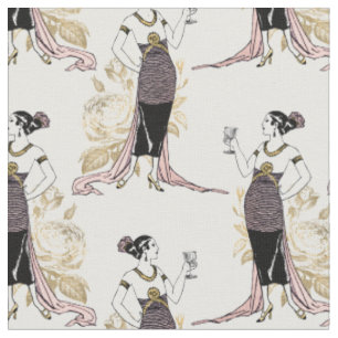 Tissu Une Vintage française blanche avec du vin