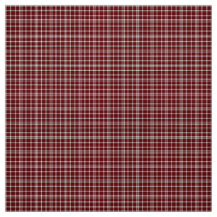 Tissu Université d'Alabama Tartan
