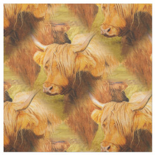 Tissu Vache des montagnes