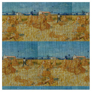 Tissu Van Gogh ; Récolte en Provence