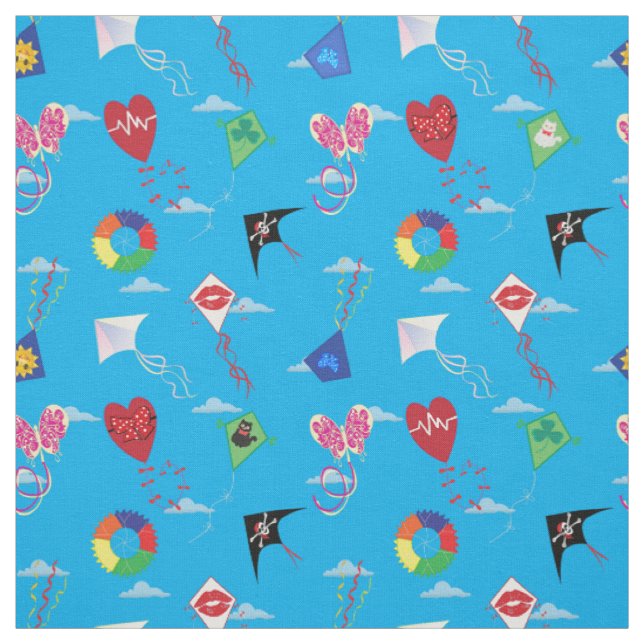 Tissu Variété de cerfs-volants (Échantillon)