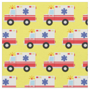 Tissu Véhicules d'urgence EMT ambulanciers