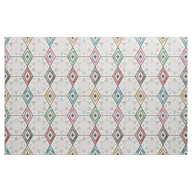 Tissu Vérificateurs chinois rétro (Fat Quarter)