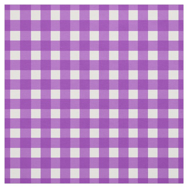 Tissu Vérification En vichy violet (Échantillon)