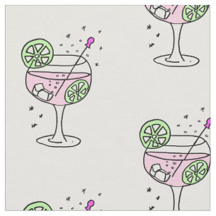 Tissu Verre rose
