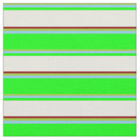 Vert, bleu ciel, citron vert, beige et rouge foncé