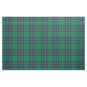 Tissu Vert bleu écossais Tartan Plaid Motif