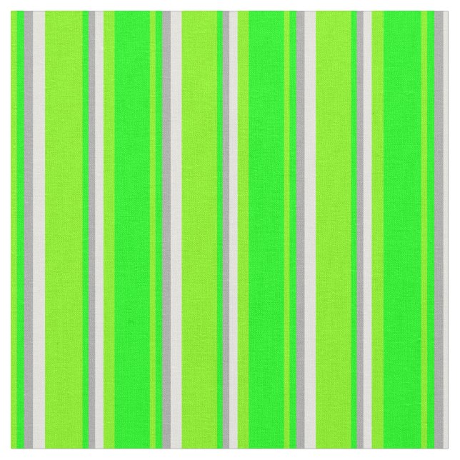 Tissu Vert, citron vert, gris foncé et jaune clair Motif (Fermer)