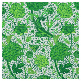 Tissu Vert floral de William Morris et vert Jacobean