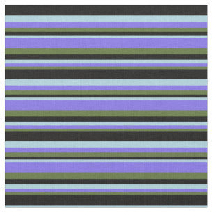 Tissu Vert olive, bleu d'ardoise moyen, bleu clair et no