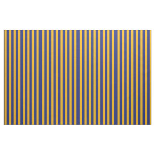 Tissu Vertical-Rayé de bleu et d'or