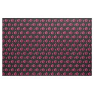 Tissu Vie morte framboise