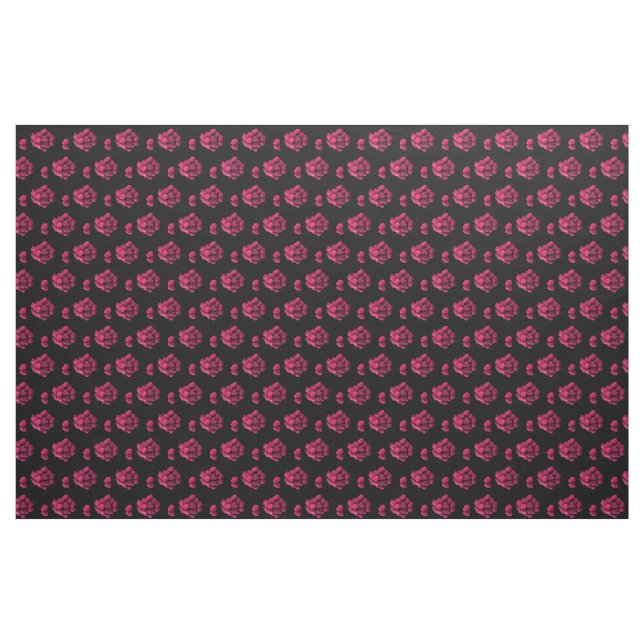 Tissu Vie morte framboise (Yard)
