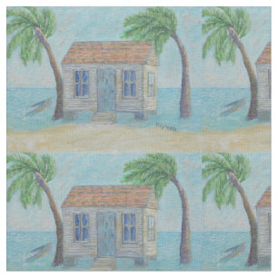 TISSU VIEILLE MAISON DE CONQUE DE KEY WEST