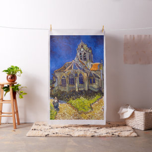 Tissu Vincent van Gogh - L'église d'Auvers