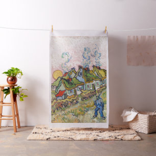 Tissu Vincent van Gogh - Maisons et figure