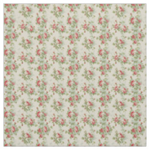 Tissu Vins Roses du jardin Chic