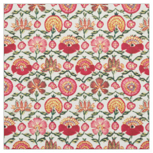 Tissu Vintage 17ème siècle Delhi Inde modèle floral
