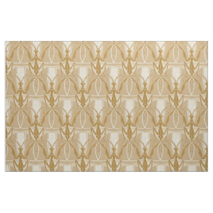 Tissu Vintage Art Nouveau prier Mantis Motif