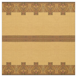 Tissu Vintage Artiste Mission Art Nouveau Motif