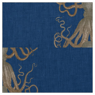 Tissu vintage de poulpe par Leslie Harlow