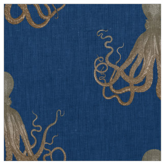 Tissu vintage de poulpe par Leslie Harlow