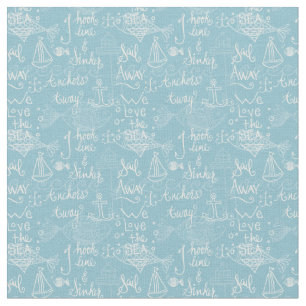Tissu vintage de style de cottage de plage
