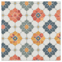 Vintage Floral Arabesque Carrelage Motif