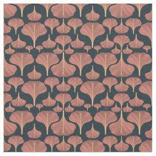 Tissu Vintage Gingko Black Floral