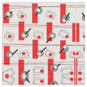 Tissu Vintage Inspiré MidCentury Moderne Rétro
