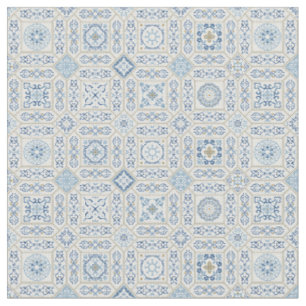 Tissu Vintage Portugal Azulejo traditionnel