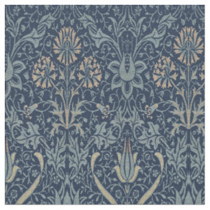 Tissu Vintage Victorian Era Tulip & Net Motif