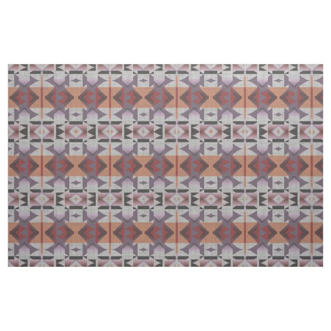 Tissu Violet rose-rose-orange-gris-rouge (Fat Quarter)