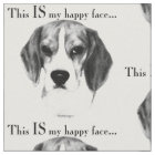 Visage heureux du beagle