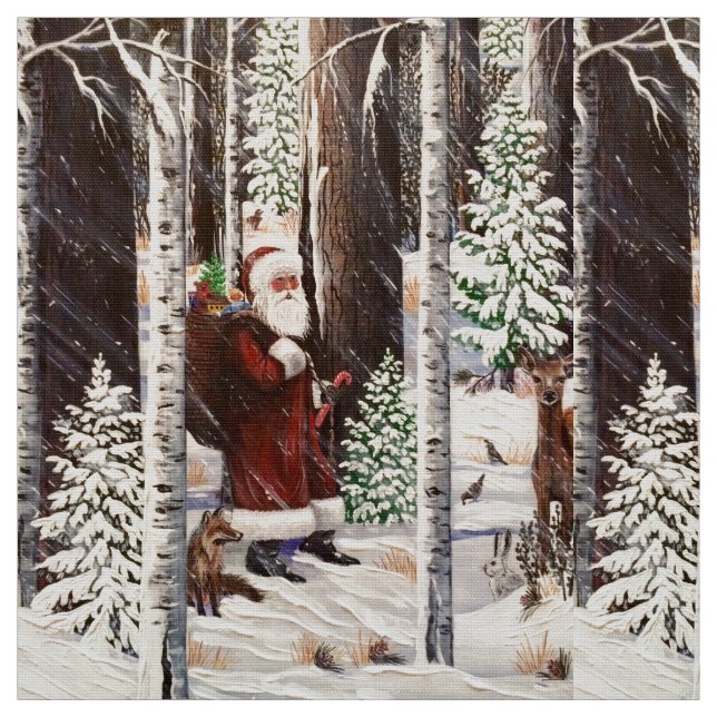 Tissu Visiteur forestier 3 (Échantillon)