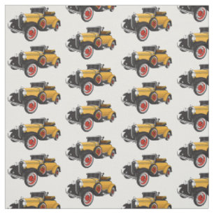 Tissu Voiture jaune classique 1931