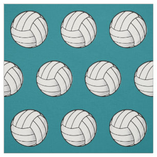 Tissu Volleyball de Teal de fan de volleyball
