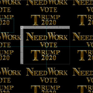 TISSU VOTE DE TRAVAIL NÉCESSAIRE TRUMP