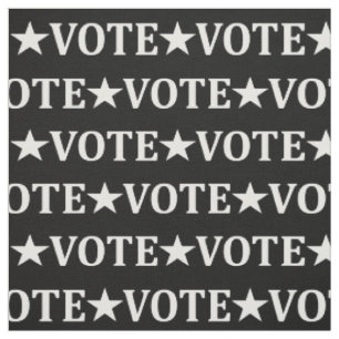 Tissu Votez. Elections présidentielles américaines. Patr