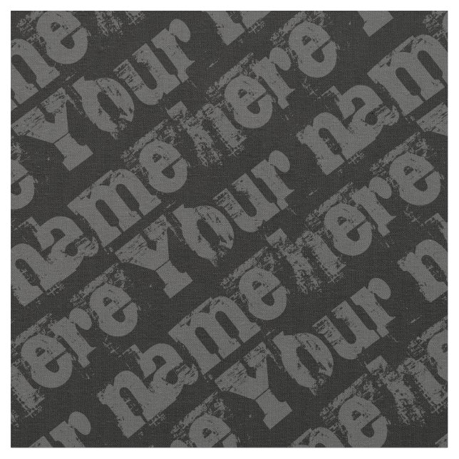 Tissu Votre Fabric de noms Cool Fabrics de noms personna (Fermer)