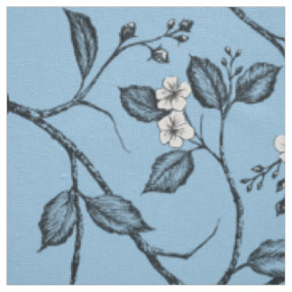 Tissu Voyage à la Paruline du château bleu 2